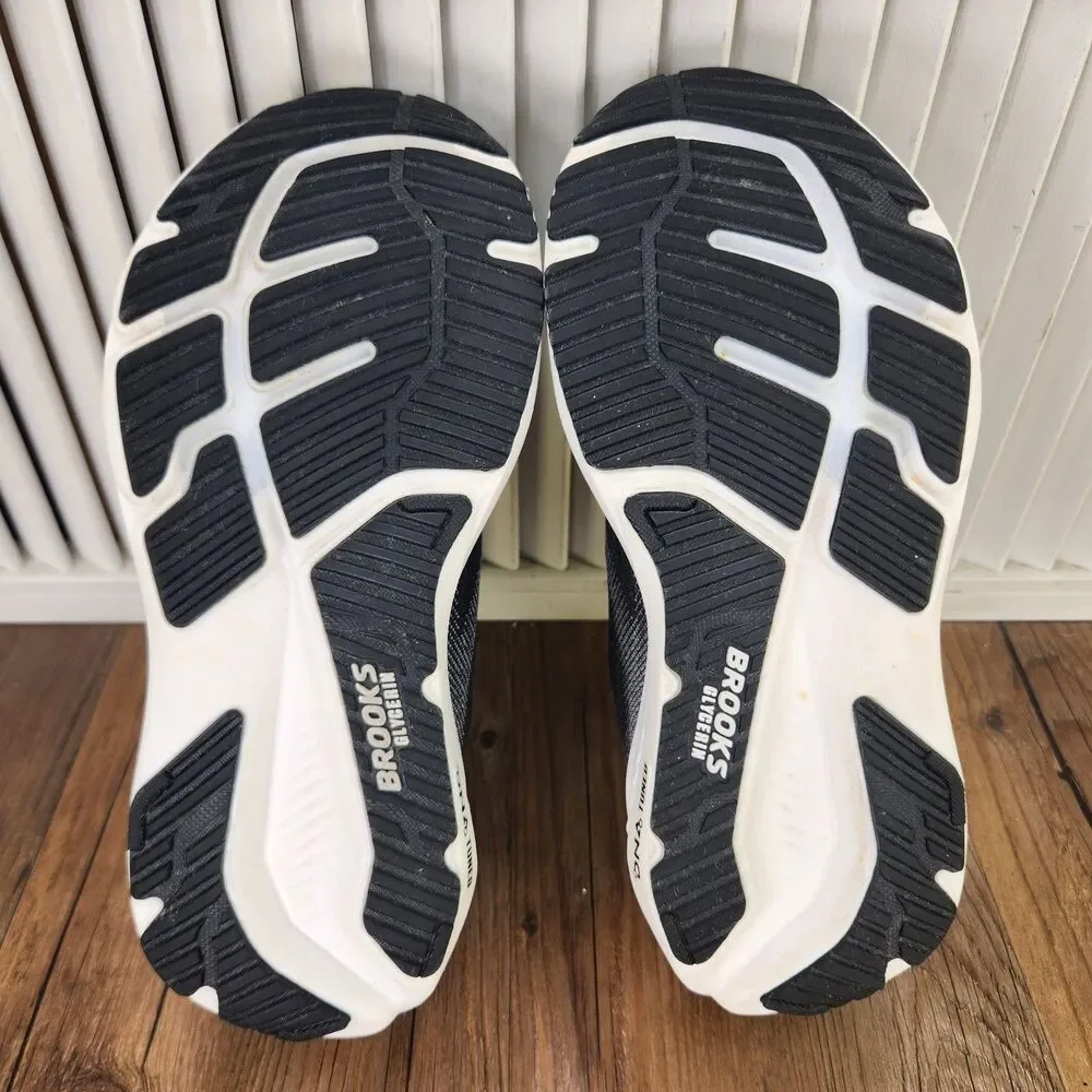 Brooks Glycerin 23 Running Shoes Womens Sz 9 Black Athletic Sneakers 1204651B090